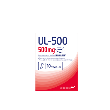 UL 250 UL-500 500mg CNCM I-745 Symptomatic Treatment Acute Diarrhea 10 sachets 10 sachets