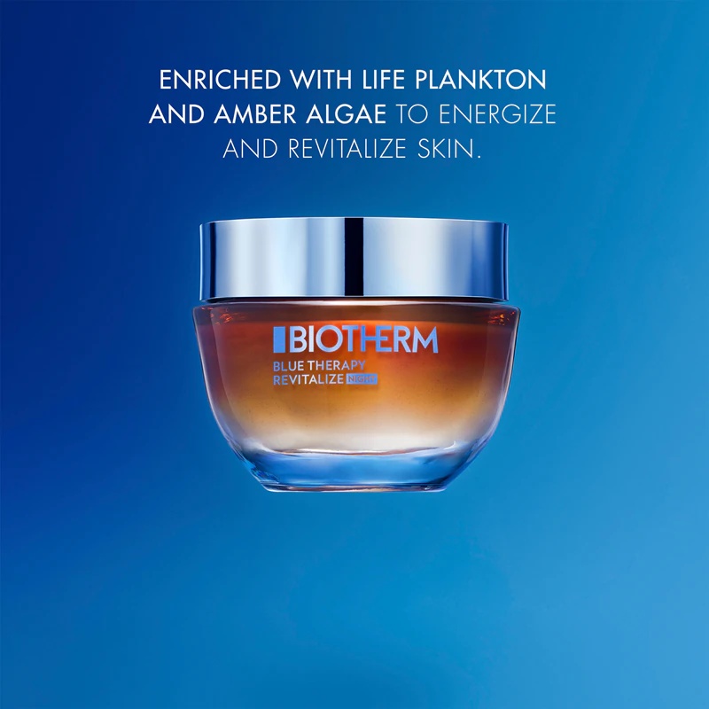 Biotherm Blue Therapy Amber Algae Revitalize Night atjaunojošais nakts krēms