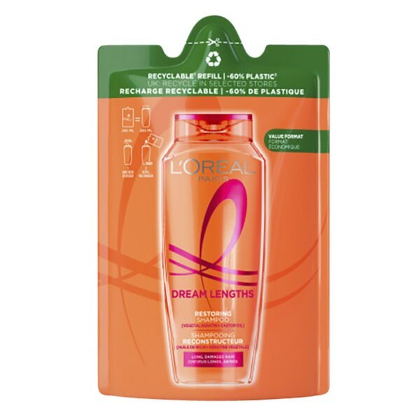 L'Oreal Paris Elseve Dream Lengths šampon, polnilo, 250 ml