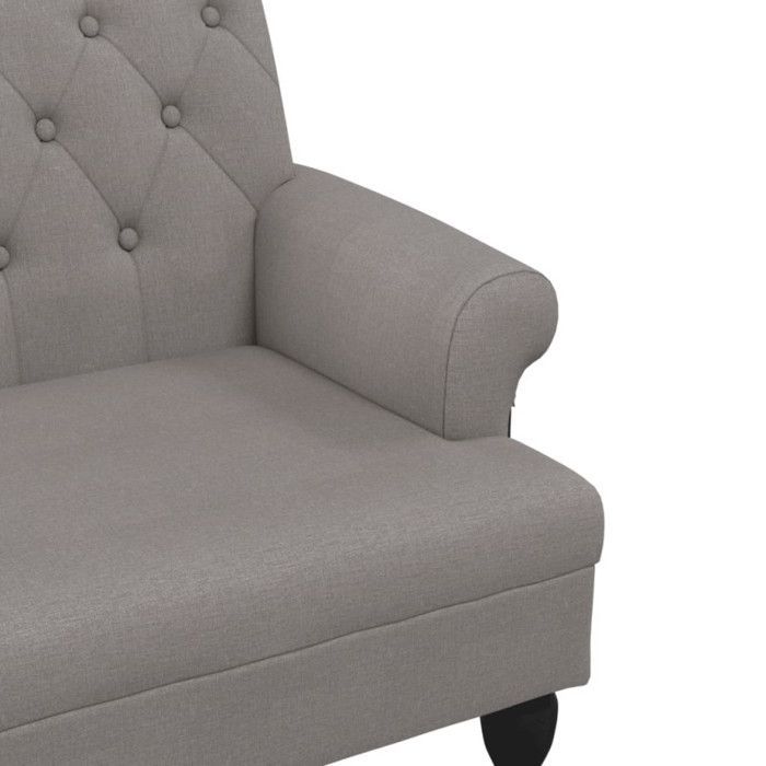 vidaXL Bank met rugleuning, Sofa met armleuningen, Bank met houten poten, Woonkamerbank, Modern, 372125
