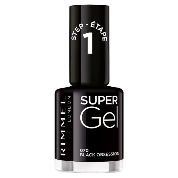 Oja Rimmel Supergel Black Obsession
