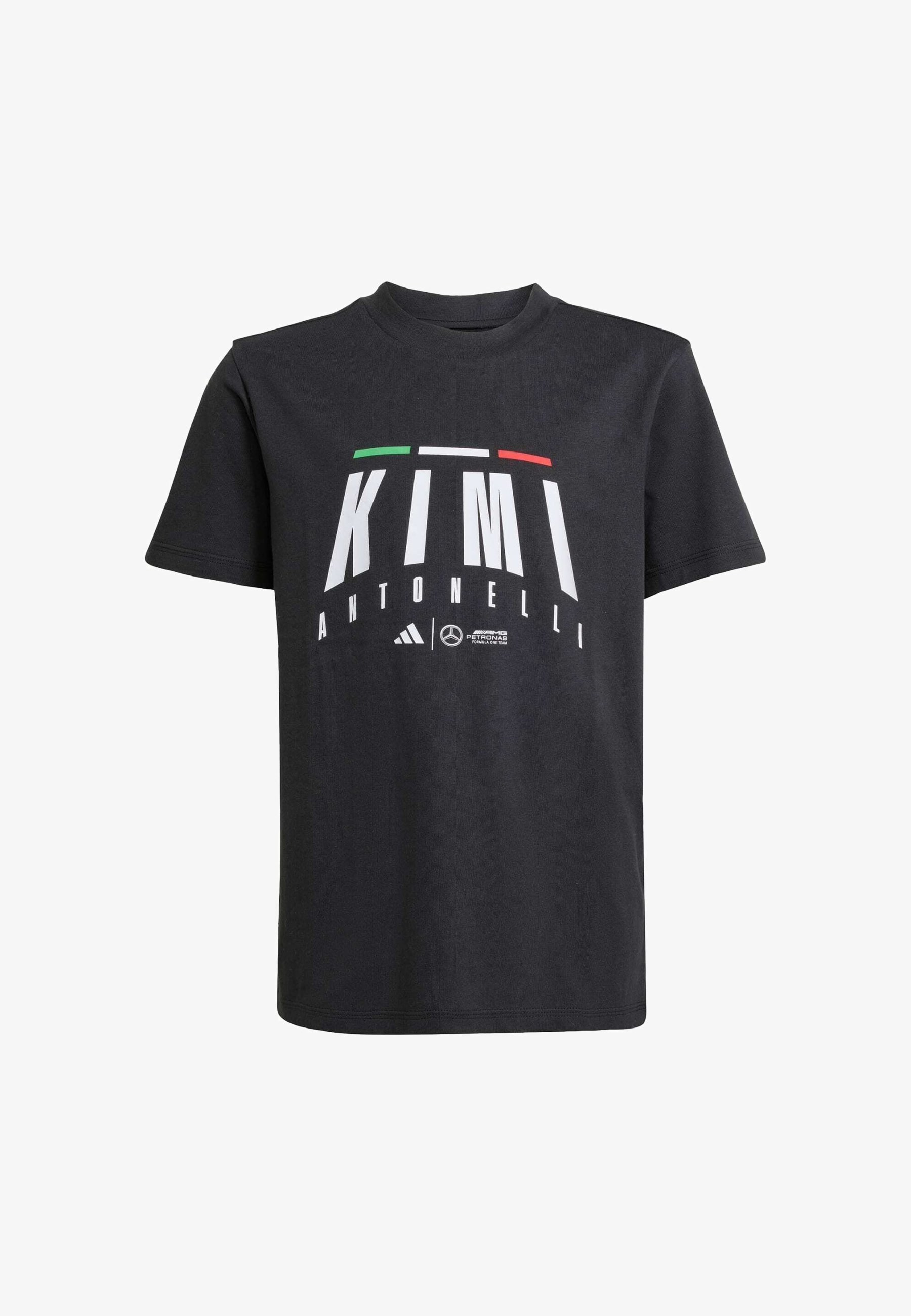 adidas Performance AMG PETRONAS NAS FORMULA ONE TEAM KIMI ANTONELLI TEE - T-shirts med print - black