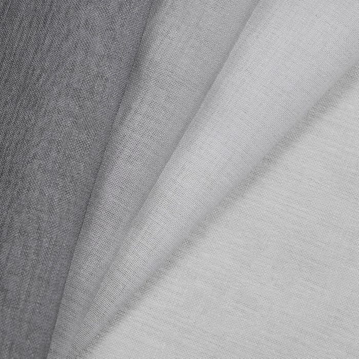 Topfinel Rideau Voilage Court Fenetre de Salon 140x160cm Gris Blanc Voilages Intérieur Lot de 2 Décoration Chambre Enfant Fille
