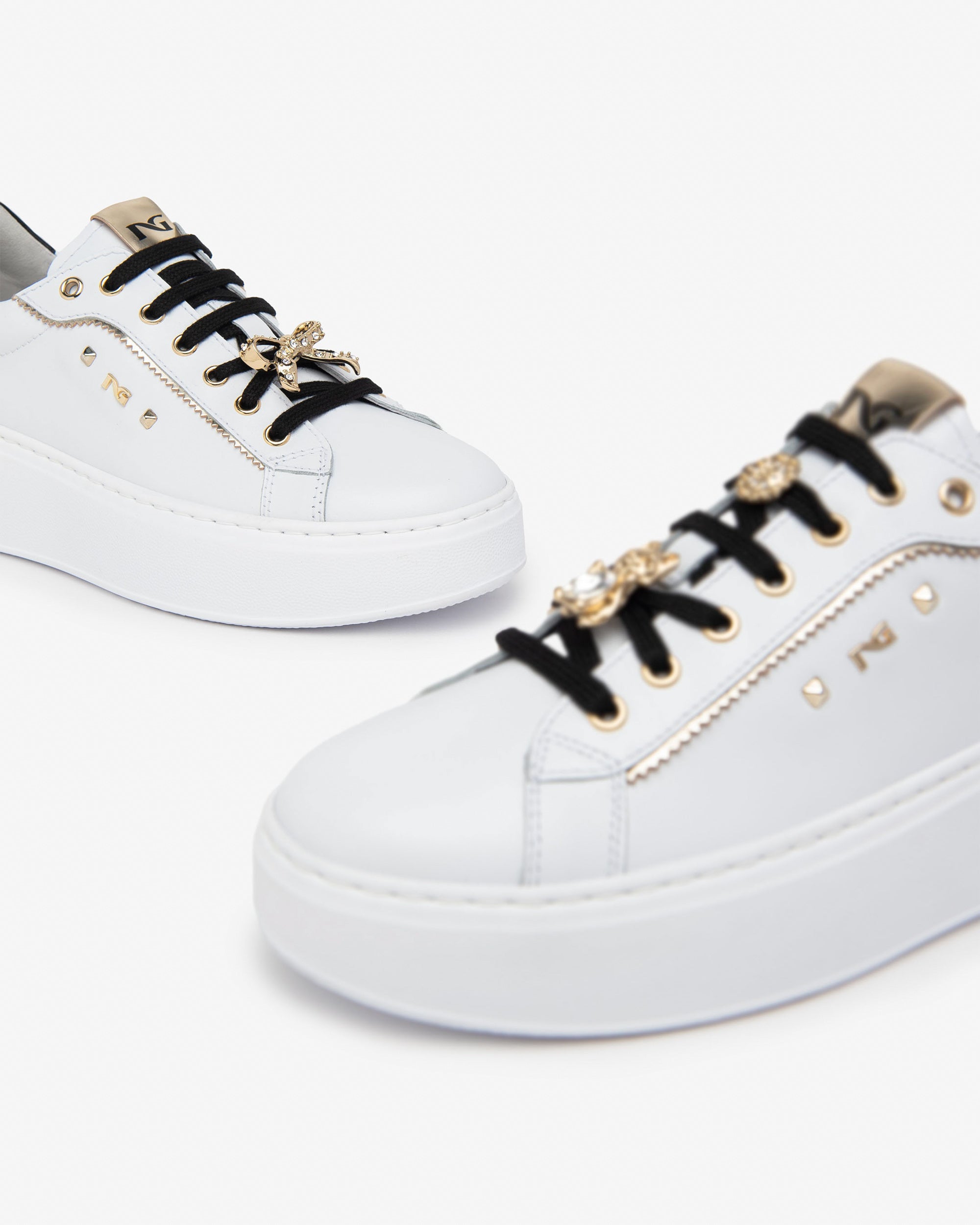  Damen-Sneaker aus Leder und Funktionsmaterial
