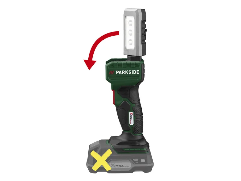 Lanterna sem fio PARKSIDE® LED PLHLA 20-Li A1 / PLHLA 20-Li C1, 20 V