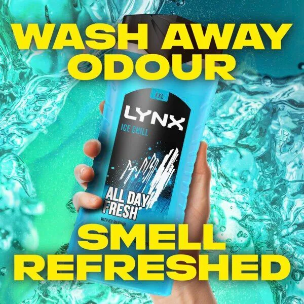 Lynx Duschgel Ice Chill 500ml | Herr | Superdrug