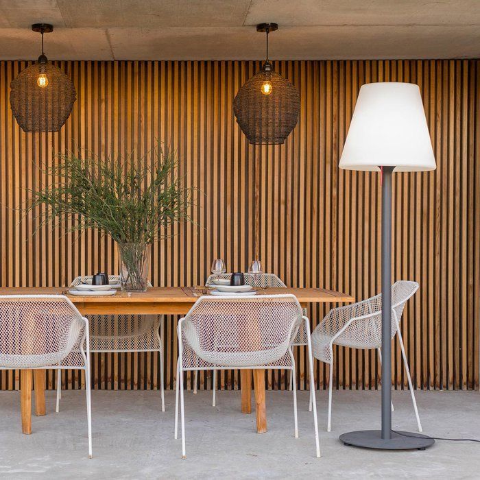 Lampadaire extérieur - LUMISKY - STANDY W180 - Filaire - LED culot E27 - H180 cm - Pied métal