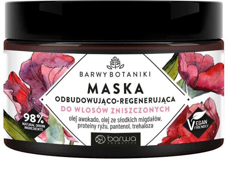 Botaniki atkuriamoji plaukų kaukė Plaukų kaukės