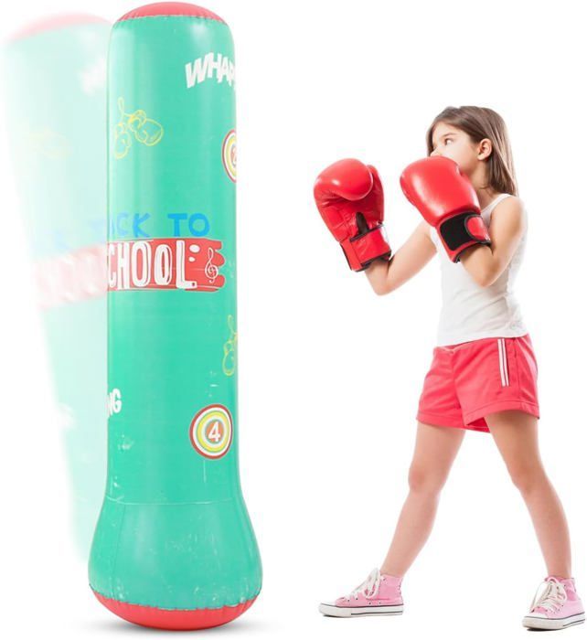 Children's Punching Bag 150cm, Kids Punching Bag, Boxing Bag for practicing Karate and Taekwondo