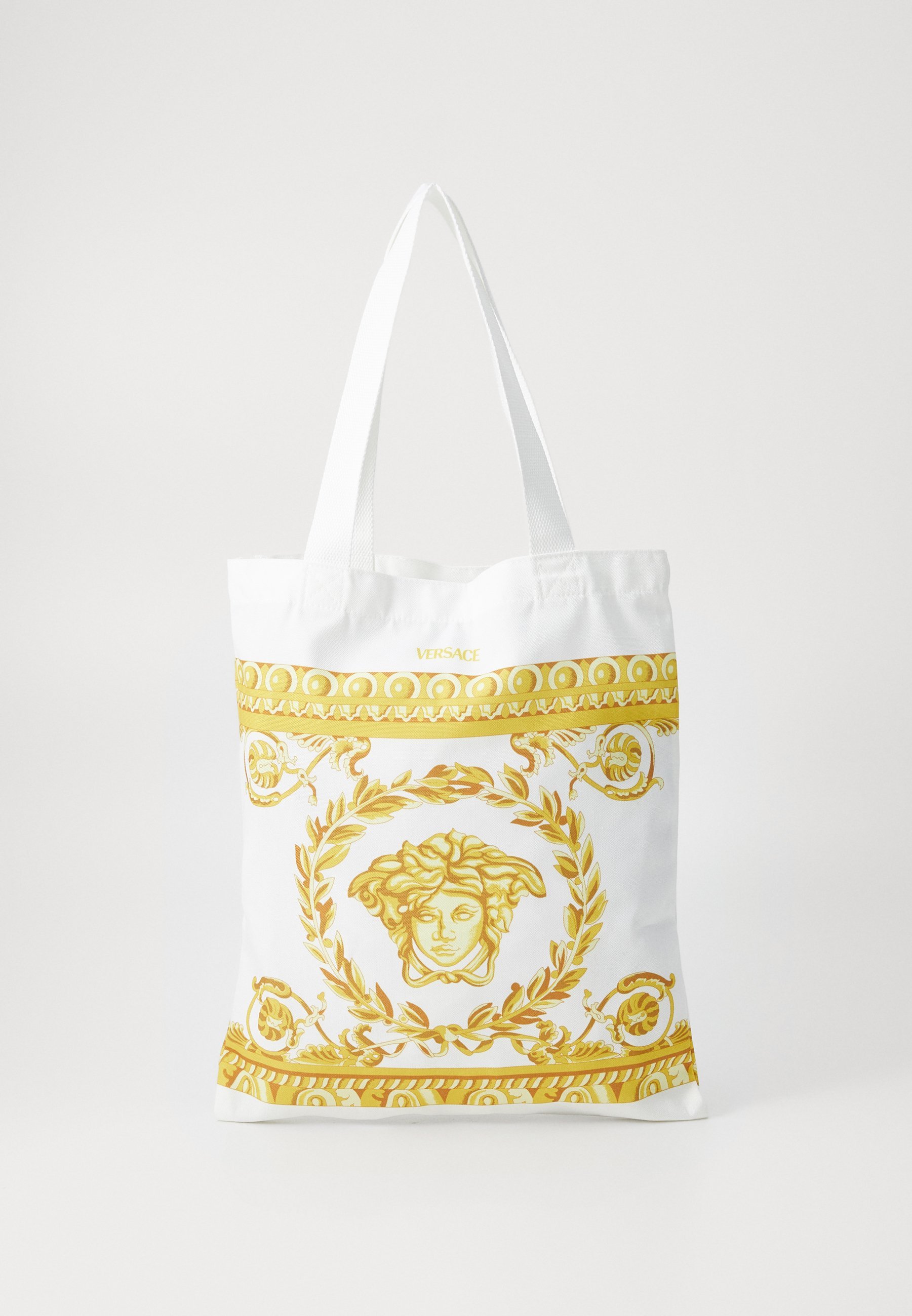 Versace MEDUSA UNISEX - Tote bag - naturel/goudkleurig