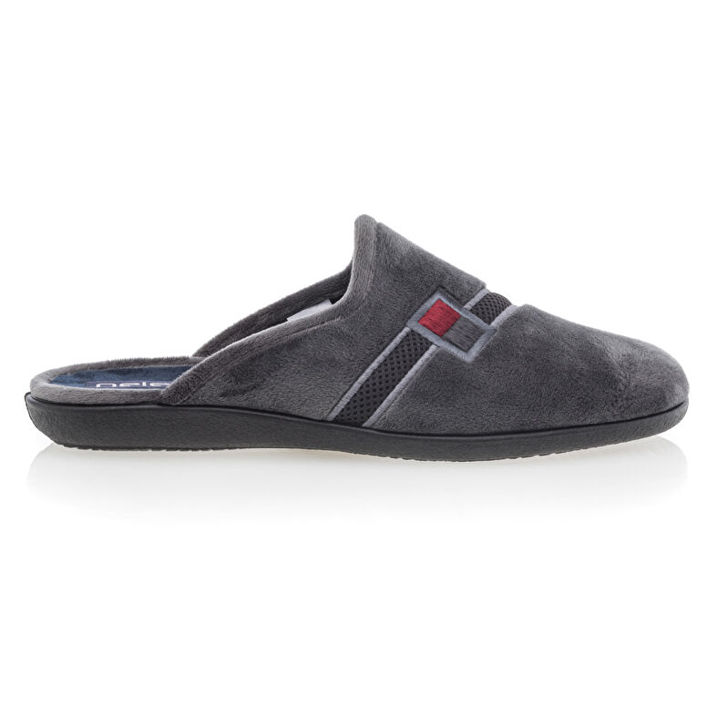  Grijze herenslippers