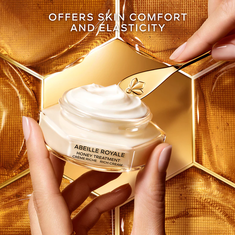 GUERLAIN Abeille Royale Honey Treatment Rich Cream Výživný krém proti vráskam s doplniteľnou náplňou