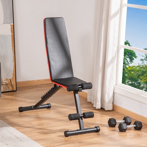 Banco Abdominales Ajustable Homcom A91-190