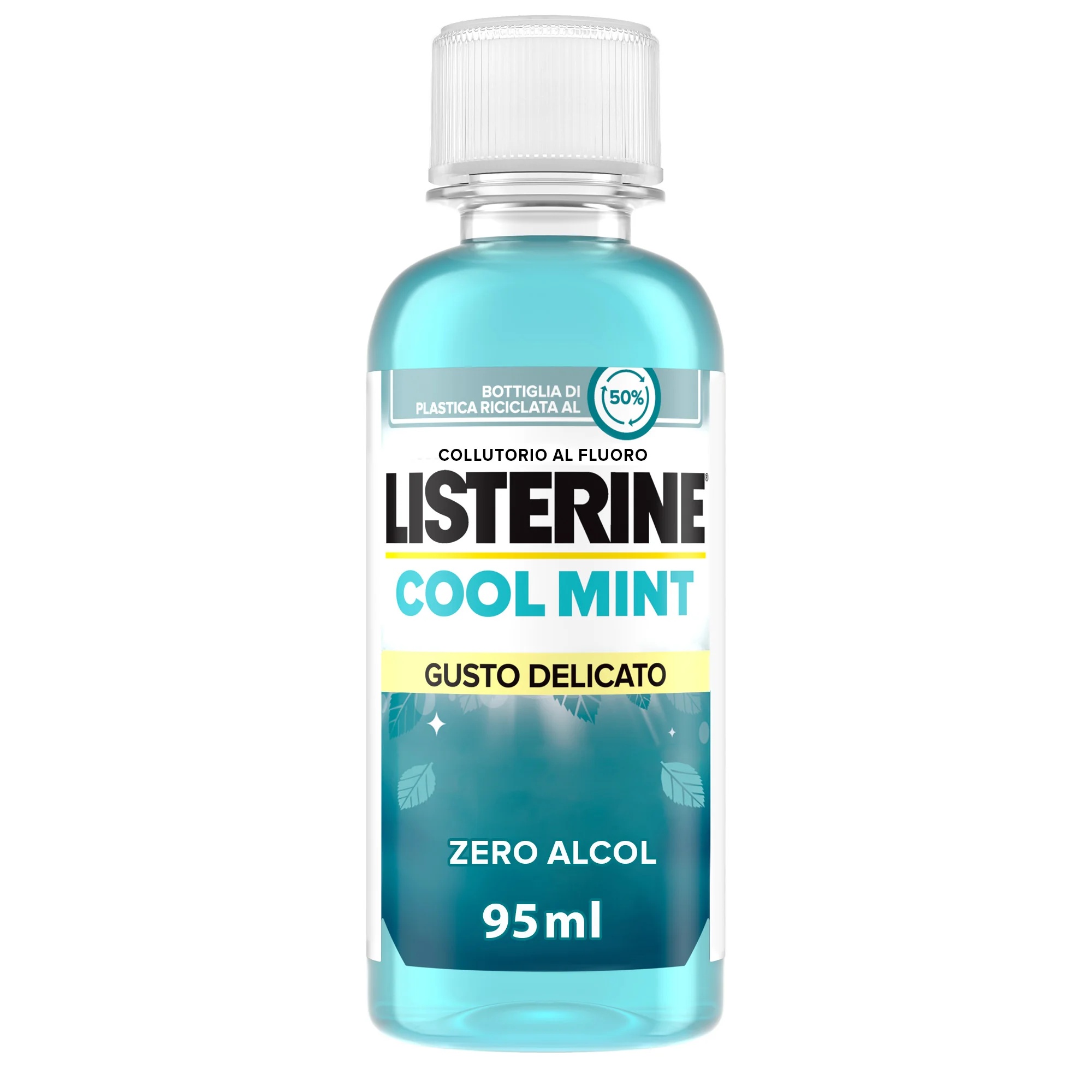 Bain de bouche Listerine Menthe Fraîche Saveur Douce Haleine Fraîche 95 ml
