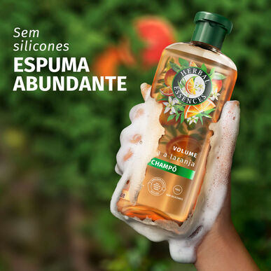 Herbal Essences Volume Shampoo, pomerančová vůně, revitalizační šampon pro jemné vlasy, 350 ml