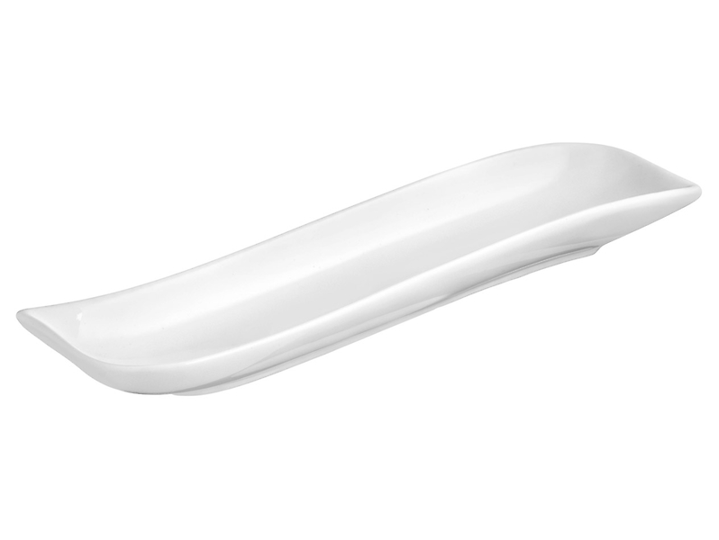 Półmisek Fala porcelanowy 23 cm biały