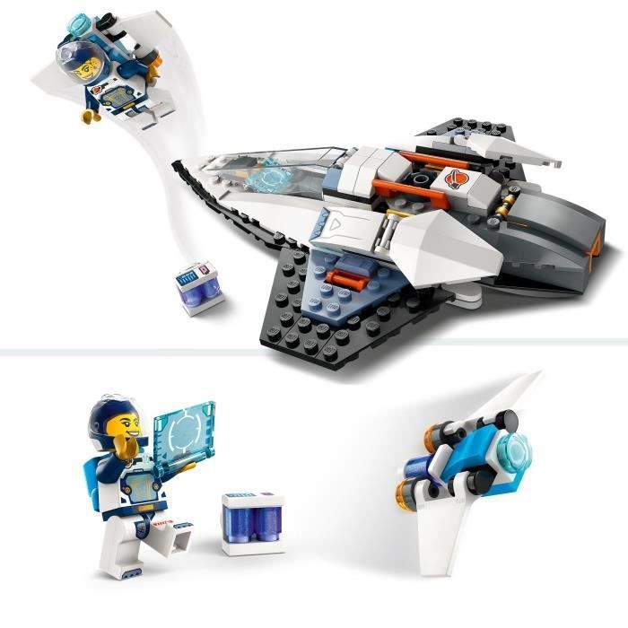 LEGO® 60430 City Interstellar Spaceship, Space Toy, Gift for Children Ages 6+, Creative Play Set with Minifigures
