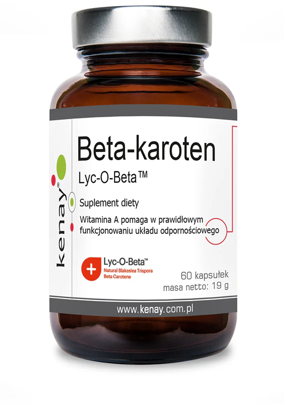 Kapsuly s betakaroténom Kenay Beta Carotene Lyc-O-Beta™, doplnok stravy