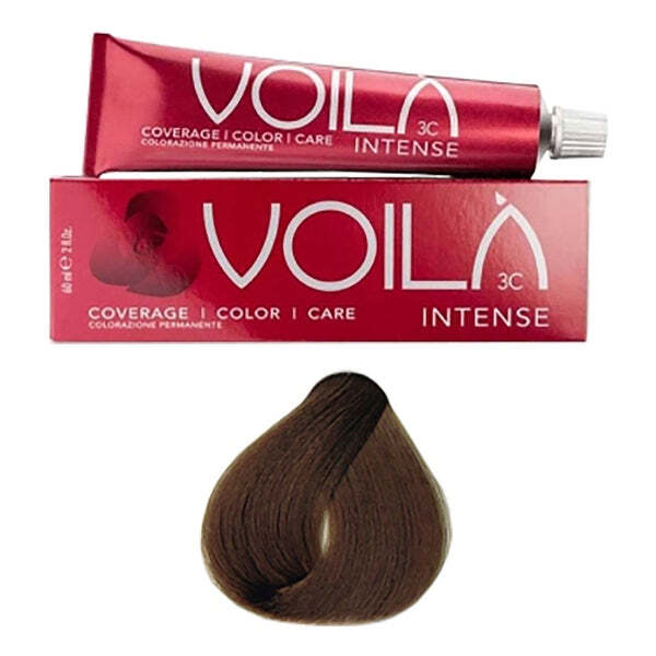 Intercosmo Voilà 3C Intense 60ml - 4.8 Castanho Médio Caramelo