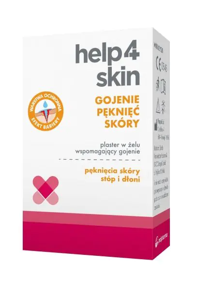 Help4Skin Gojenie Pęknięć Skóry, Plaster w żelu wspomagający gojenie