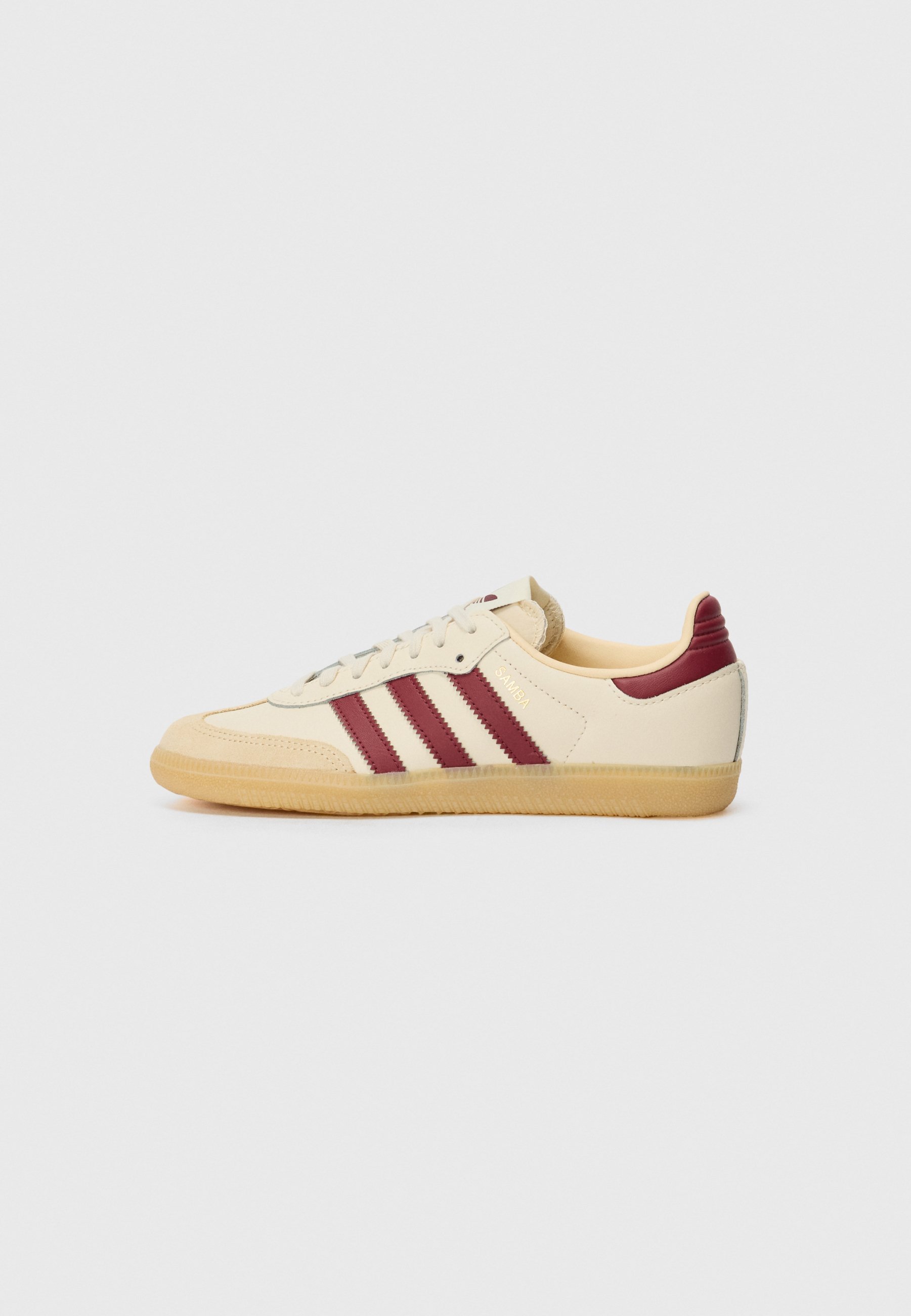 adidas Originals SAMBA OG UNISEX - Sneakers - wit/schaduwrood/gum