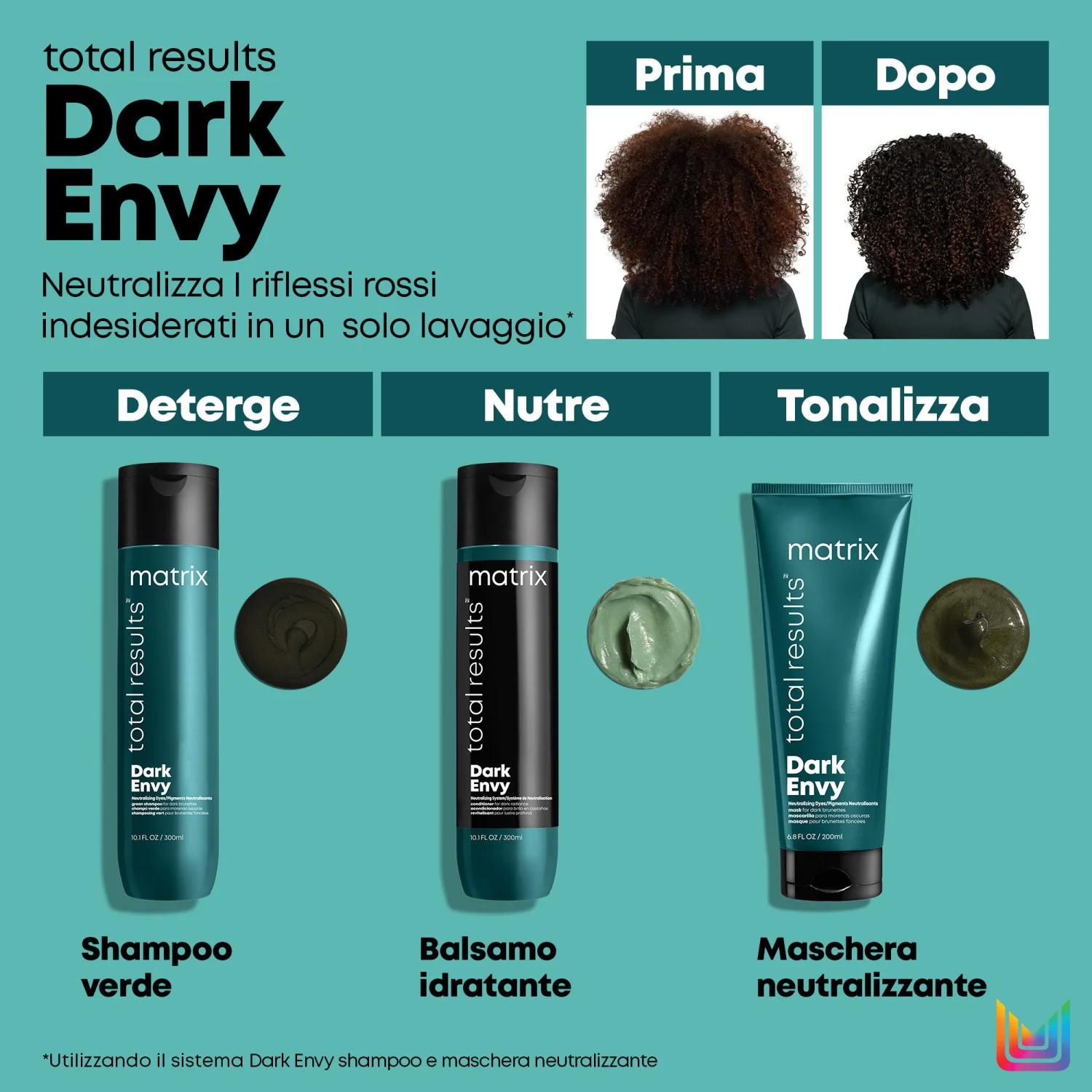 Total Results Dark Envy Conditioner - Balsamo Protezione Colore Capelli