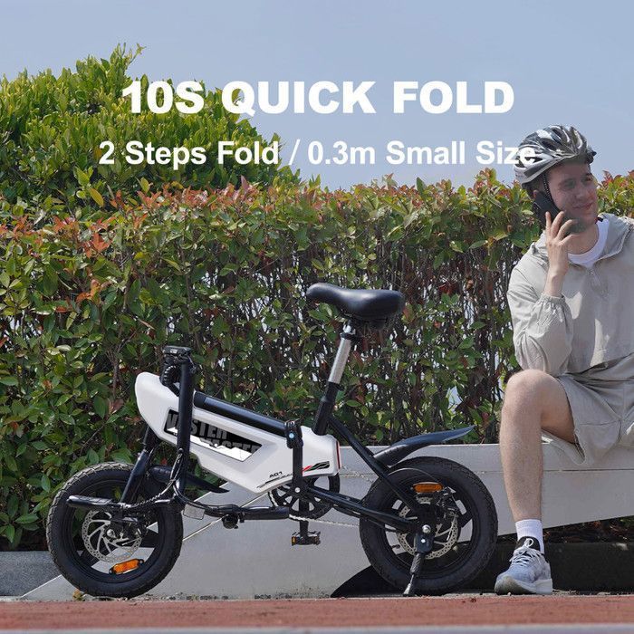 AVDLEU - Vélo Electrique Pliable - Roues 14