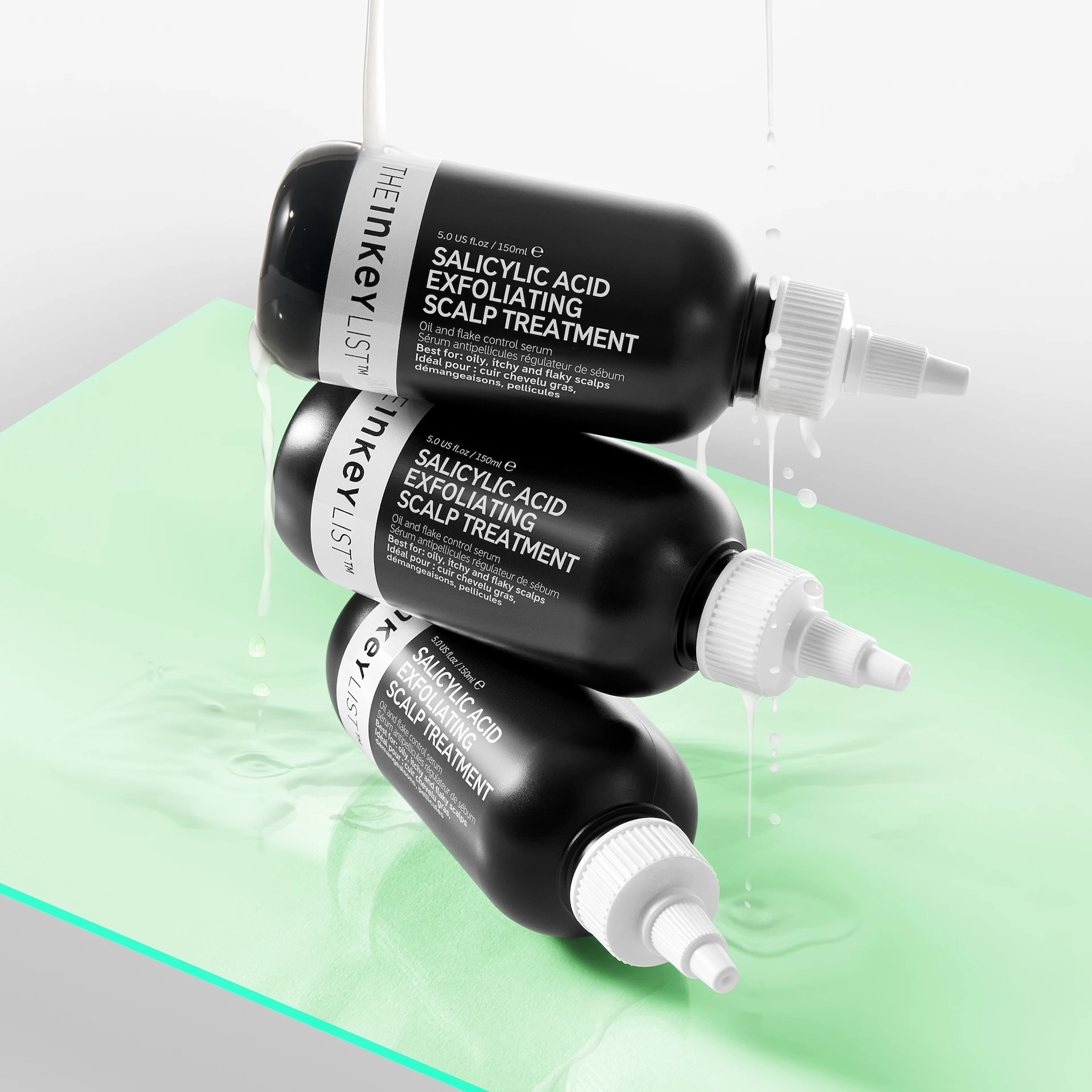 Tratament exfoliant pentru scalp cu acid salicilic - Lista INKEY
