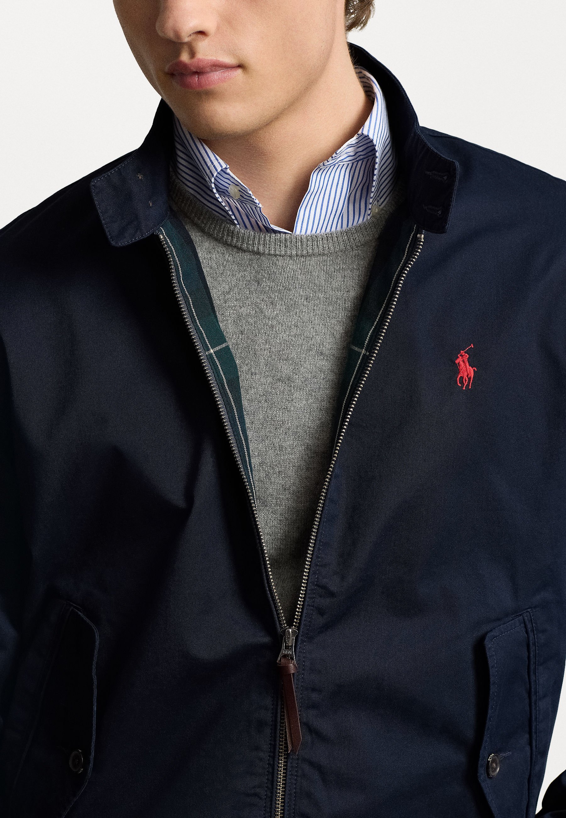 Polo Ralph Lauren twilljack - bomberjack - marineblauwe collectie