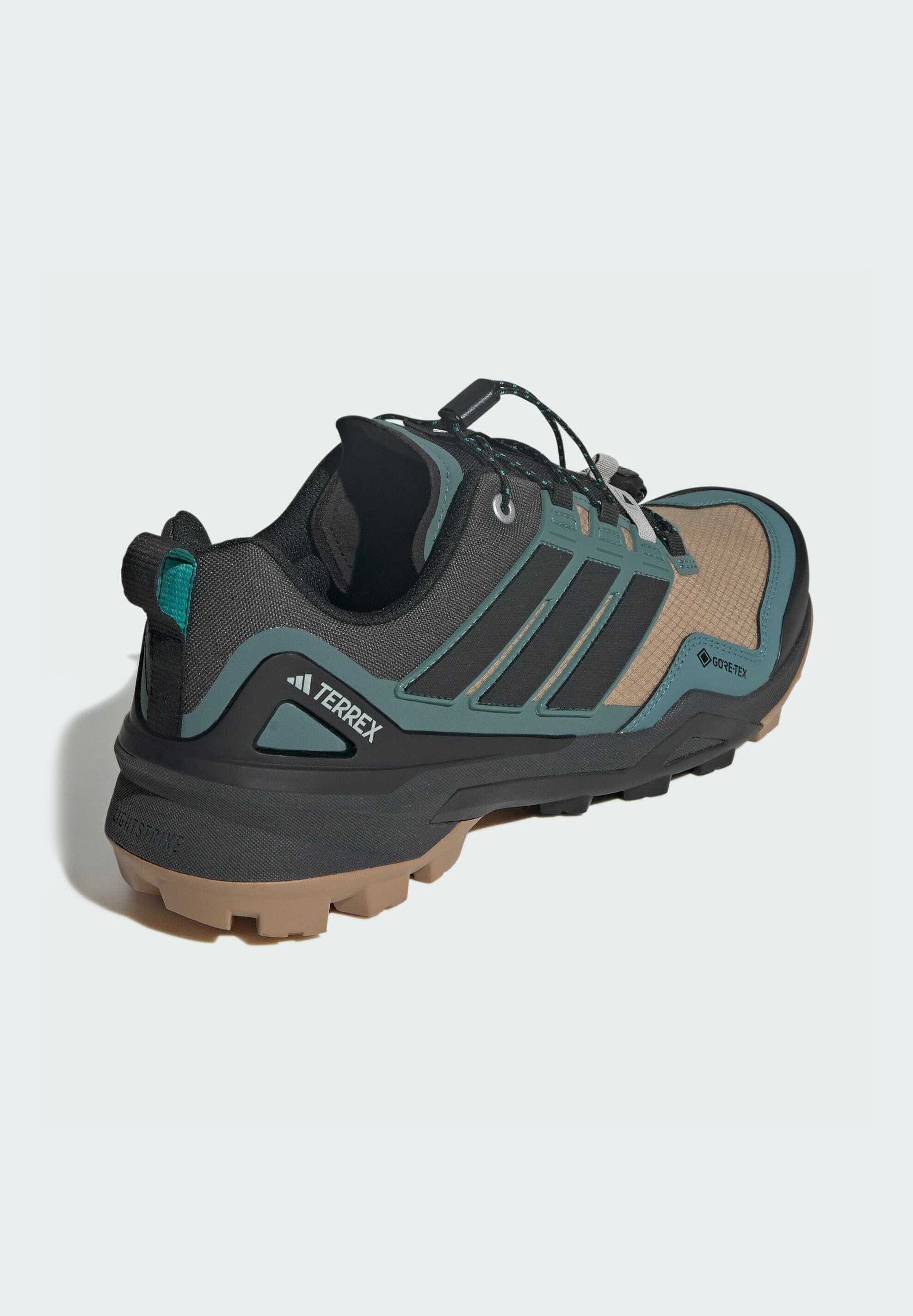 Adidas Terrex SKYCHASER MID GTX - Wandelschoenen - kartonkern zwart, tweedehands turquoise