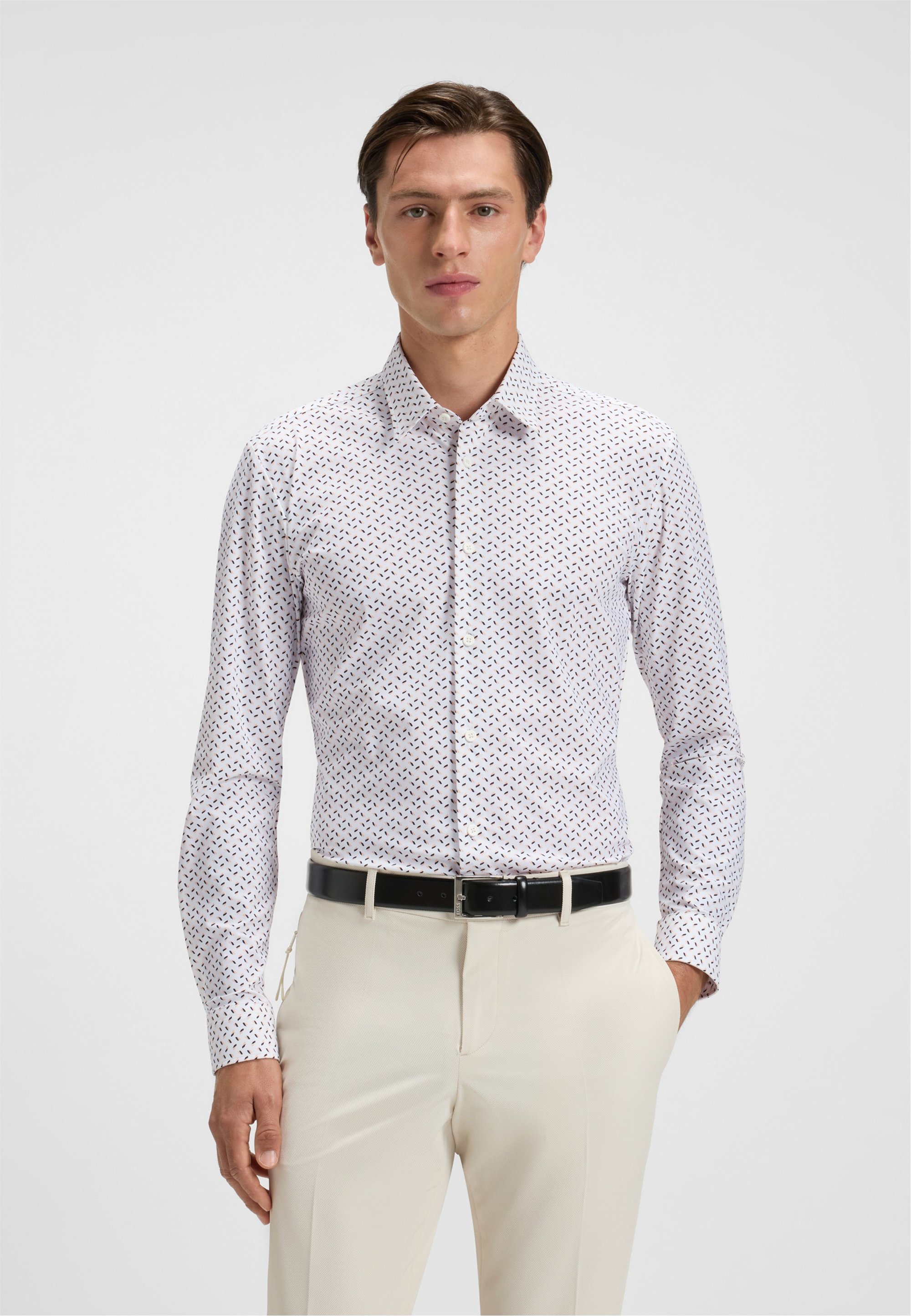 BOSS ROAN KENT - Shirt - licht pastelroze