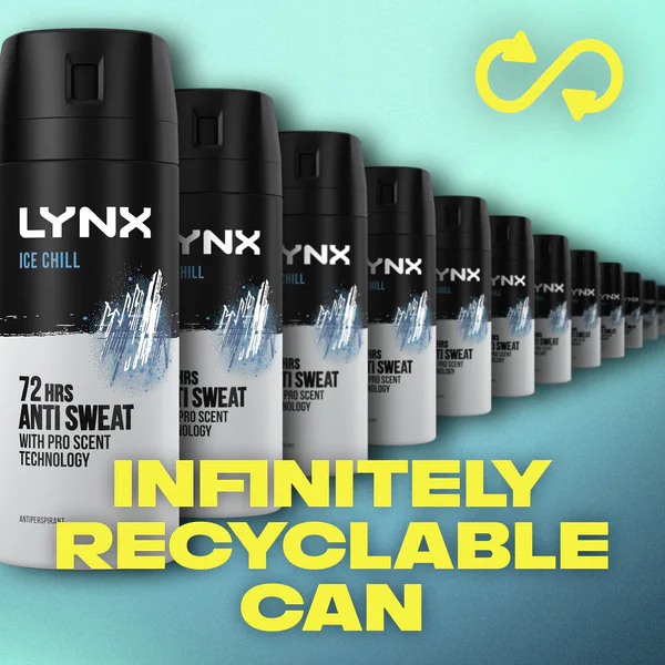 Lynx antiperspirant deodorant ve spreji Ice Chill 150ml