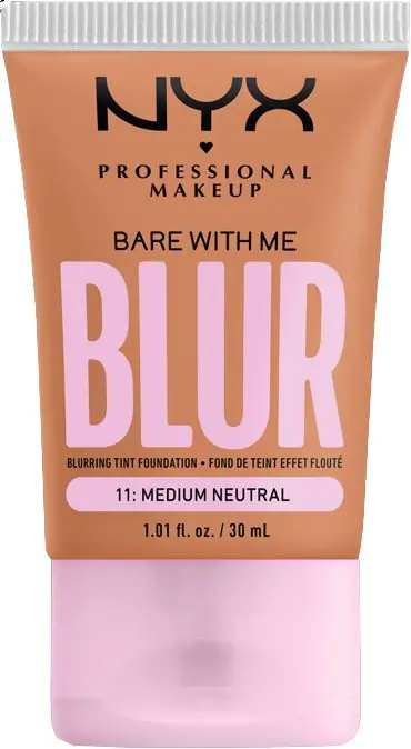 NYX Bare With Me Blur Podkład do twarzy Medium Neutral