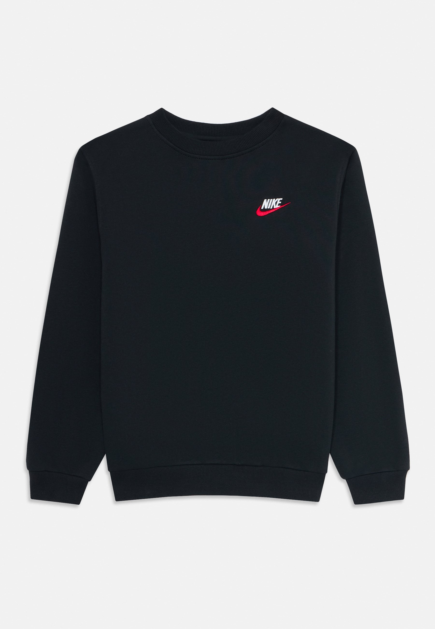 Nike Sportswear CLUB CREW UNISEX - Majica s kapuljačom - crna/sveučilišno crvena/bijela