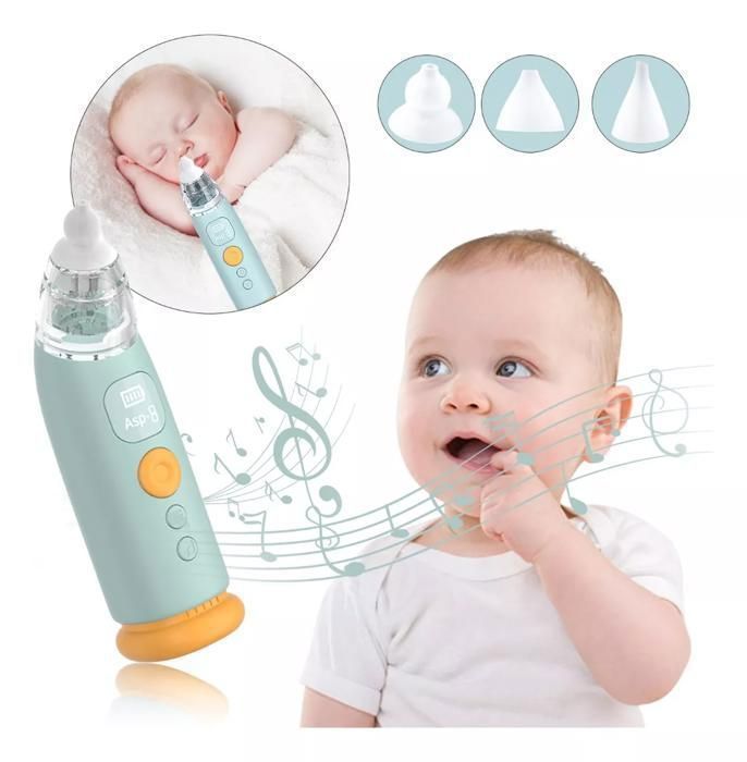 Rechargeable Electric Baby Nasal Aspirator, Brillsten, 3 Reusable Tips, Baby Nasal Suction Cup