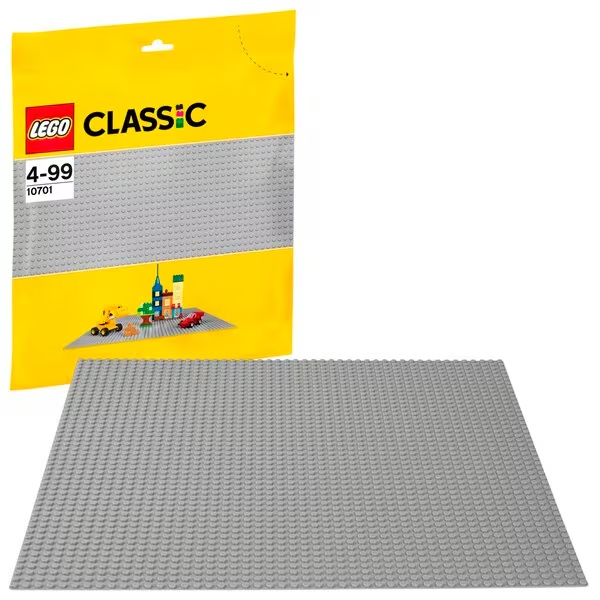 LEGO 11024 Pelēka pamatne<br>38 cm x 38 cm