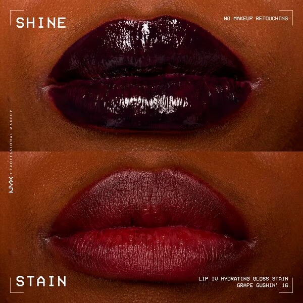 NYX Professional Makeup Lip IV 16 Grape Gushin' Hydraterende lūpu spīdums