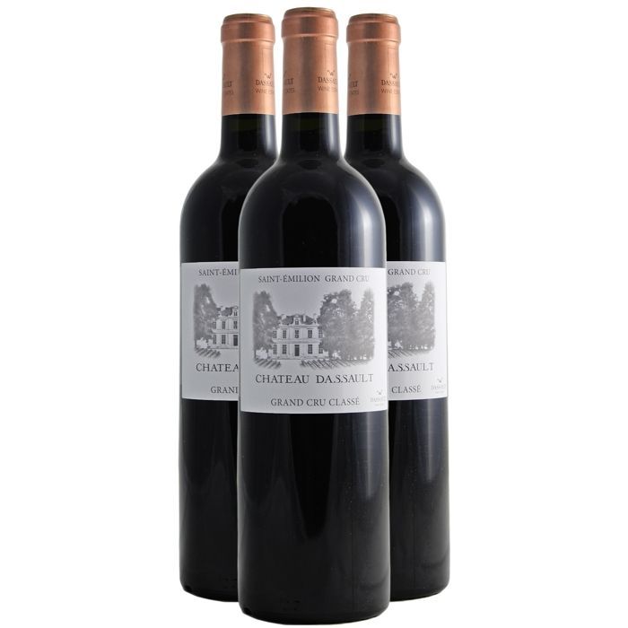 Château Dassault 2022 - Saint-Emilion Grand Cru - Bordeaux Red Wine (3x75cl).