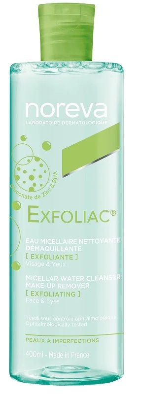 EXFOLIAC Gommage nettoyant micellaire exfoliant 400 ml