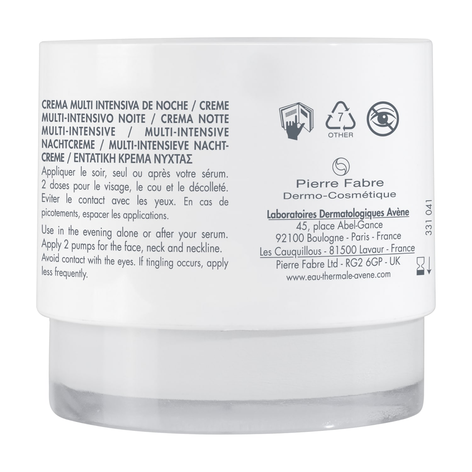Avène Crème de Nuit Hyaluron Activ B3 Crème de Nuit Multi-Intensive - 40 ml