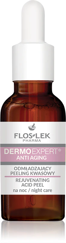 FlosLek Pharma DermoExpert Peeling Noturno Rejuvenescedor Antienvelhecimento com Ácido