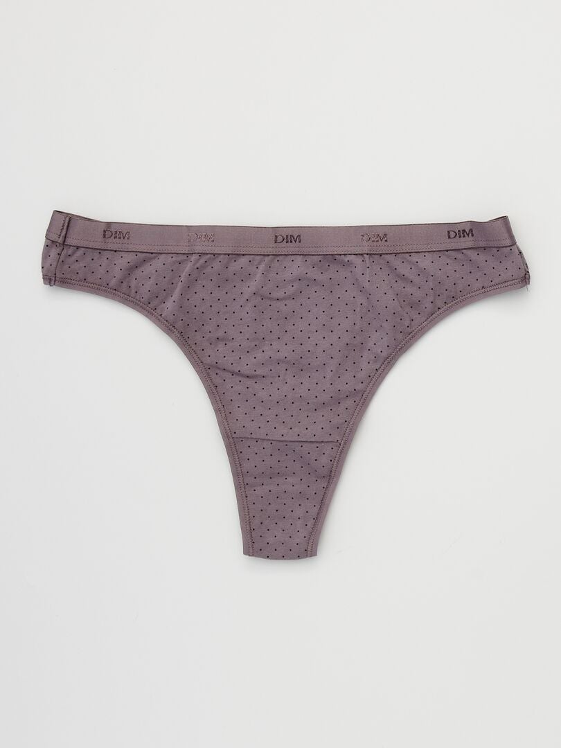 Conjunto de 3 chinelos Les Pockets da 'DIM' - PRETO