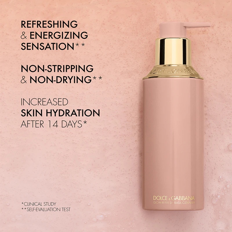 Dolce&Gabbana Fresh Skin Glow-Refresh средство за чишћење са базиликом