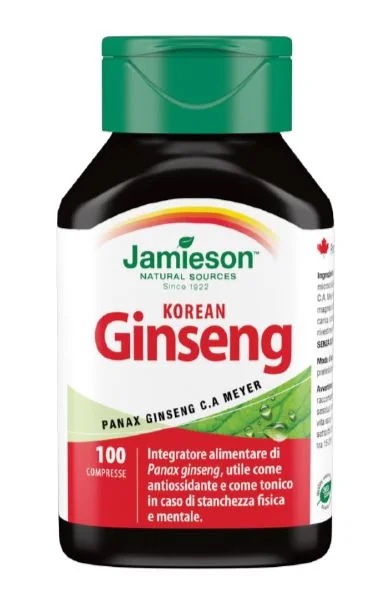 JAMIESON Jamieson Koreaanse ginseng 70 g Fysieke en mentale vermoeidheid