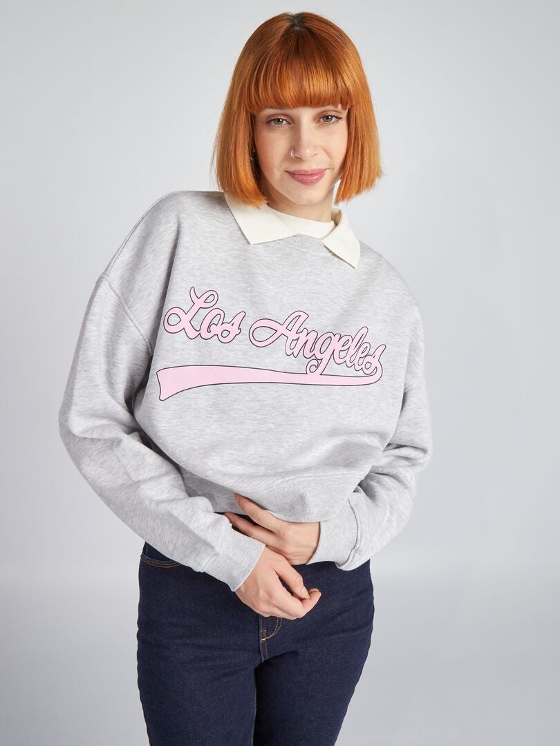 Bluza Campus Cropped - SZARA