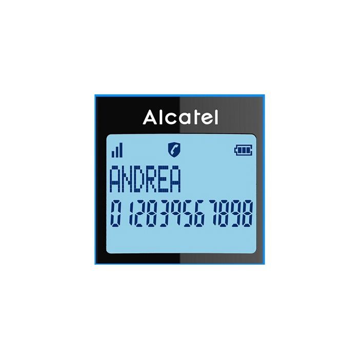 Schnurloses Telefon – ALCATEL – F860VOICETRIONOIR – 3 Mobilteile – Freisprechfunktion – Hintergrundbeleuchtetes alphanumerisches Display