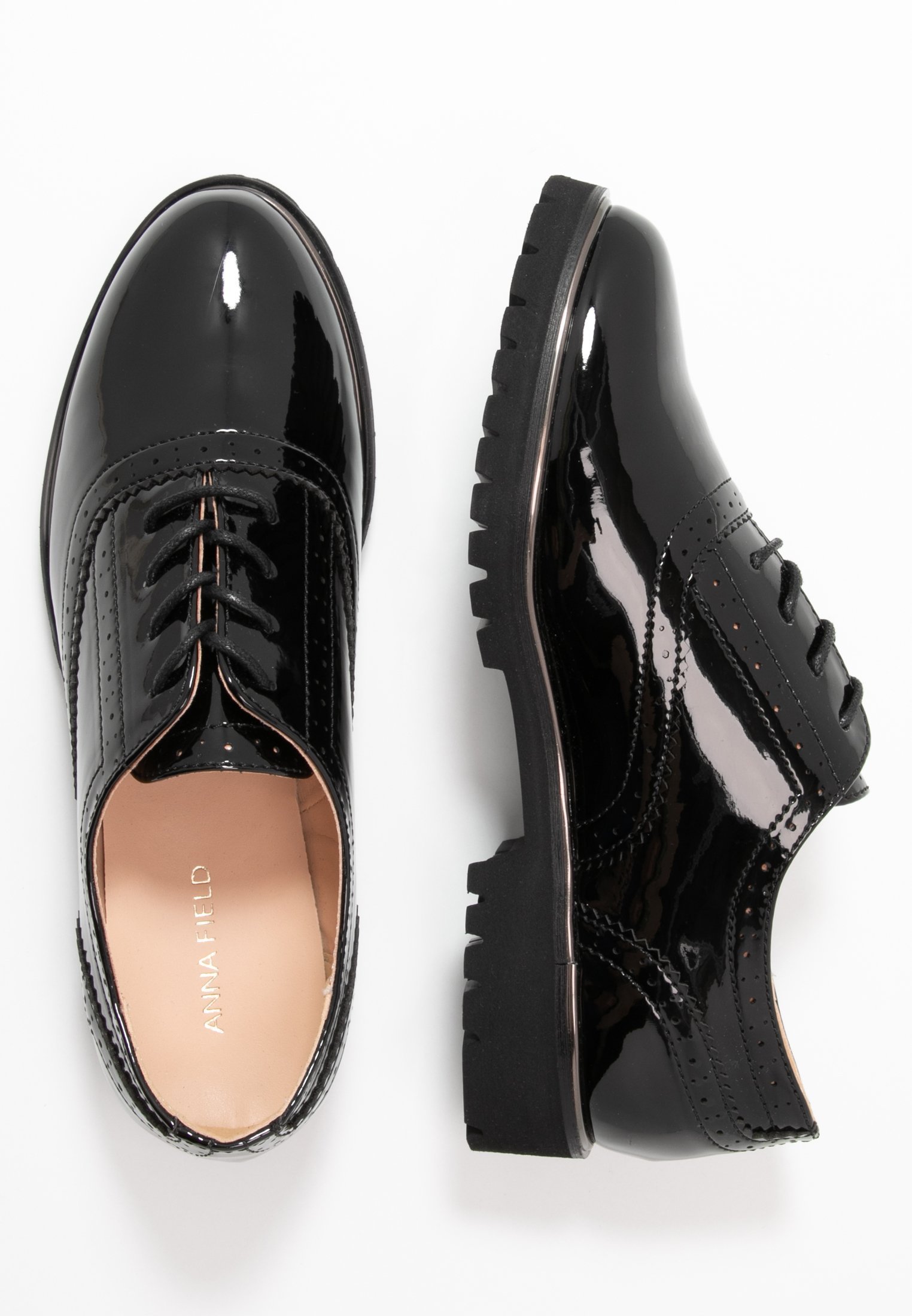 Anna Field veterschoenen - zwart