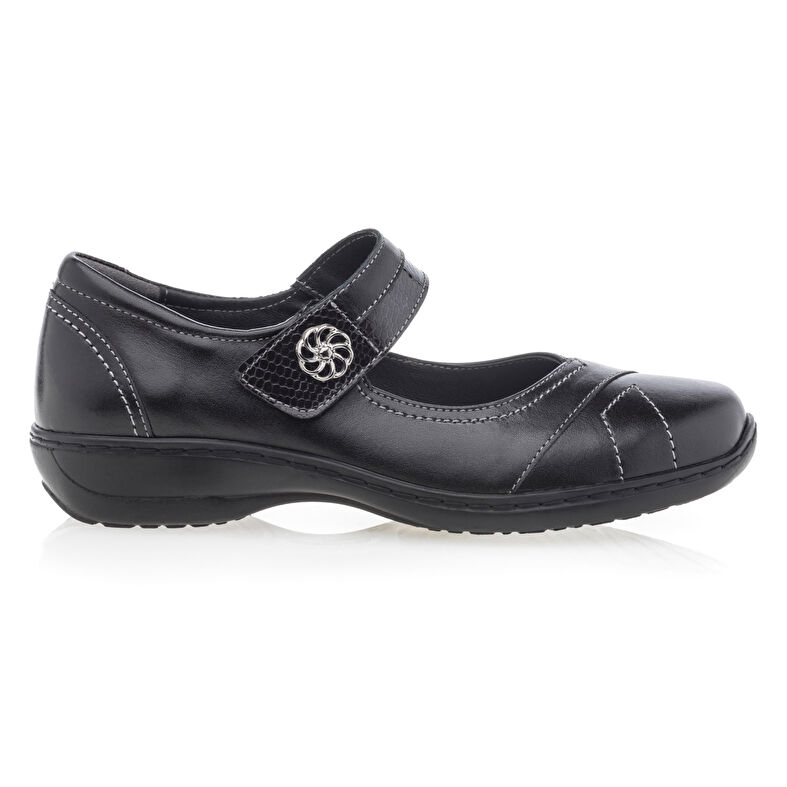 Zapatos cómodos para mujer, color negro.