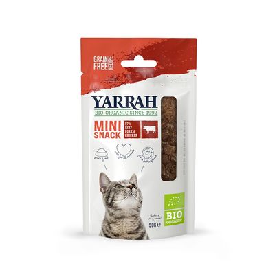 Yarrah Organické mini pamlsky pro kočky