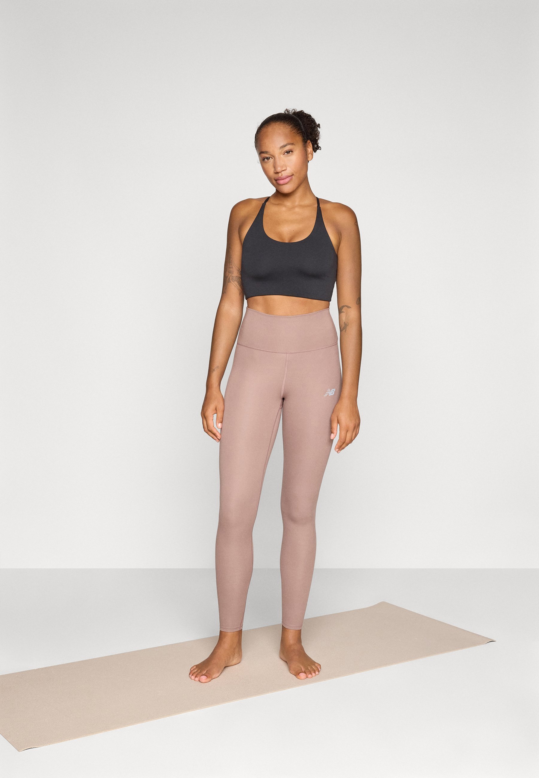 New Balance HARMONY HIGH RISE LEGGING - Leggings - Earth Shadow